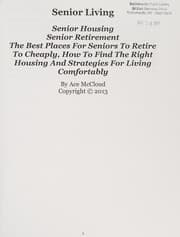 Tapa de Senior living, senior housing, senior retirement