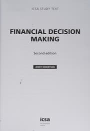 Tapa de Financial decision making