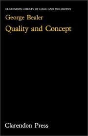 Tapa de Quality and concept
