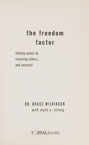 Tapa de The freedom factor