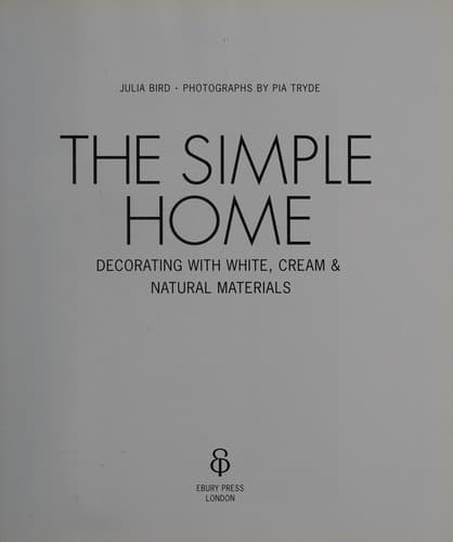 Tapa de The simple home