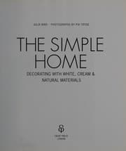 Tapa de The simple home