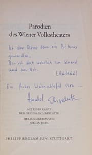 Tapa de Parodien des Wiener Volkstheaters