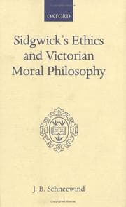 Tapa de Sidgwick's ethics and Victorian moral philosophy