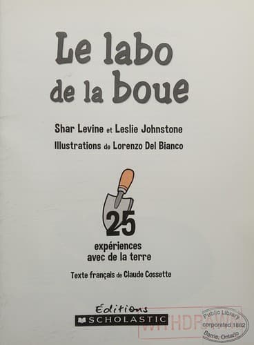 Tapa de Labo de la Boue