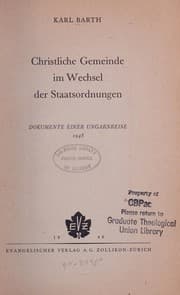 Tapa de Christliche gemeinde im wechsel der staatsordnungen