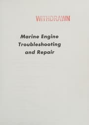 Tapa de Marine engine troubleshooting and repair