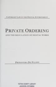 Tapa de Copyright law in the digital environment