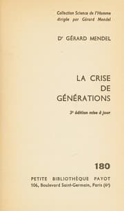 Tapa de La Crise de générations
