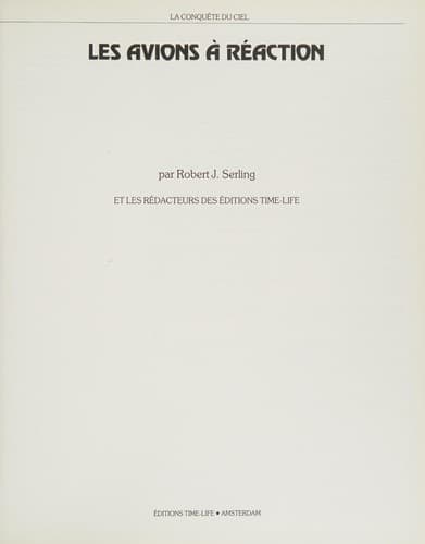 Tapa de Les Avions à réaction