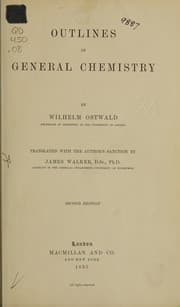 Tapa de Outlines of general chemistry
