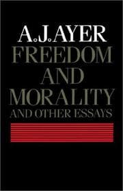 Tapa de Freedom and morality and other essays