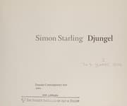 Tapa de Simon Starling: Djungel