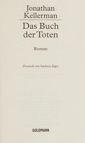 Tapa de Das Buch der Toten