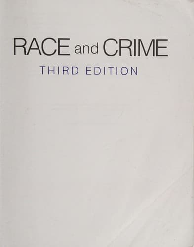 Tapa de Race and crime
