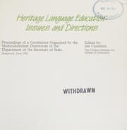 Tapa de Heritage language education