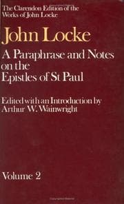 Tapa de A Paraphrase and Notes on the Epistles of St. Paul