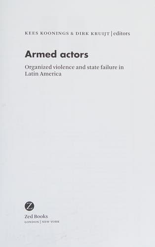 Tapa de Armed Actors