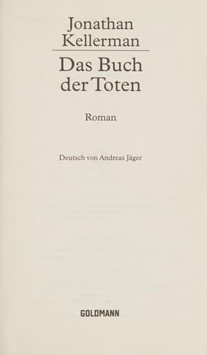 Tapa de Das Buch der Toten