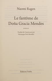 Tapa de Le fantôme de doña Gracia Mendes