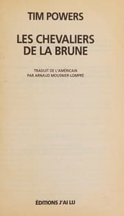 Tapa de Les Chevaliers de la brune