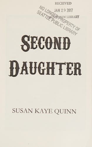 Tapa de Second daughter
