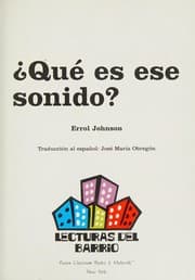 Tapa de ¿Qué es ese sonido?