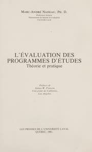 Tapa de L' évaluation des programmes d'études
