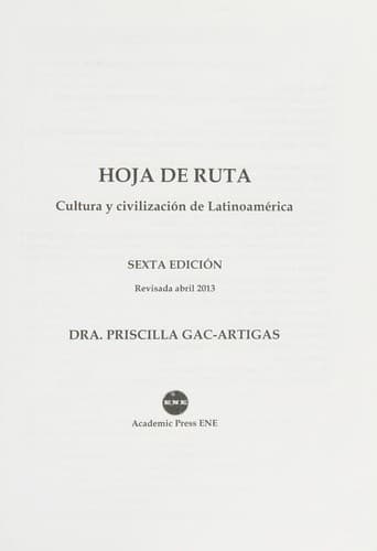 Tapa de Hoja de ruta