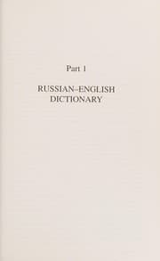 Tapa de The Russian-English, English-Russian business dictionary