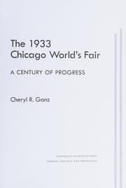 Tapa de The 1933 Chicago World's Fair