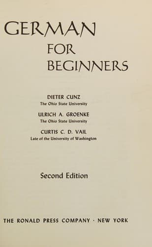 Tapa de German for beginners