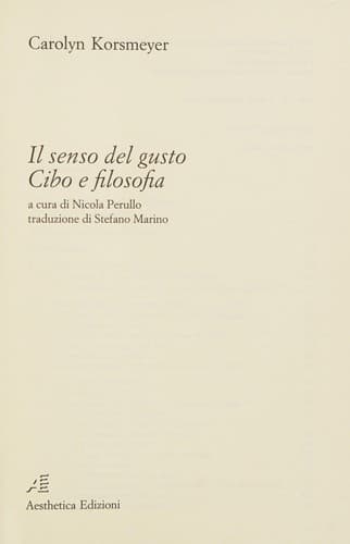 Tapa de Il senso del gusto
