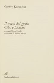 Tapa de Il senso del gusto
