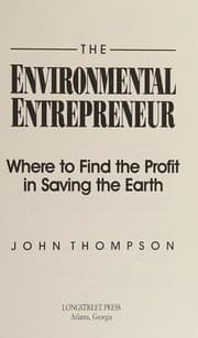 Tapa de The environmental entrepreneur