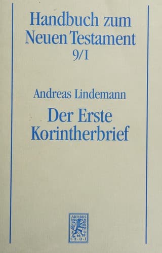 Tapa de Der Erste Korintherbrief
