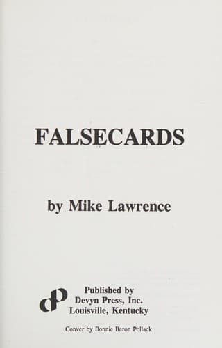 Tapa de False Cards