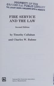 Tapa de Fire service and the law