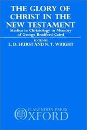 Tapa de The Glory of Christ in the New Testament