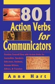 Tapa de 801 Action Verbs for Communicators