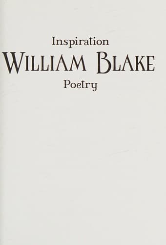 Tapa de William Blake