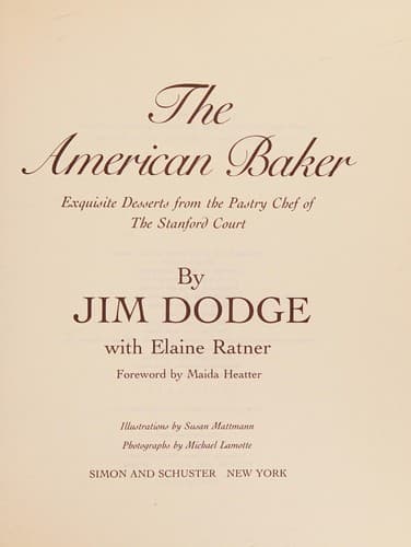 Tapa de The American baker