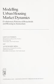 Tapa de Modelling urban housing market dynamics
