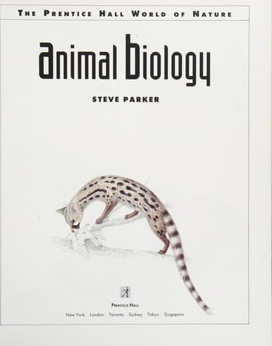 Tapa de Animal biology