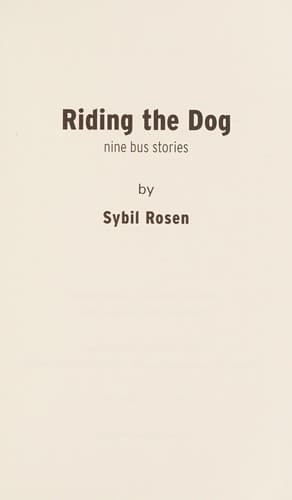 Tapa de Riding the Dog