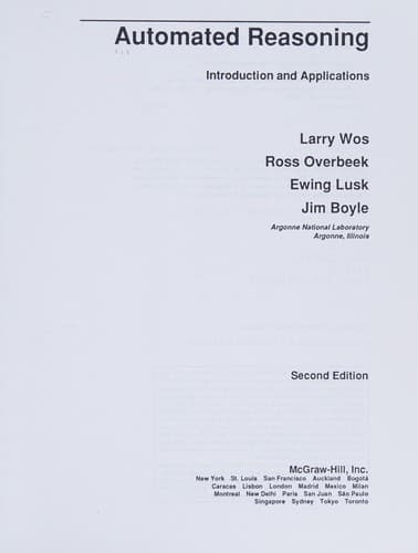 Tapa de Automated reasoning