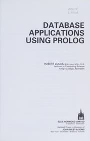 Tapa de Database applications using Prolog