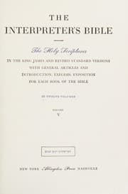Tapa de The Interpreter's Bible