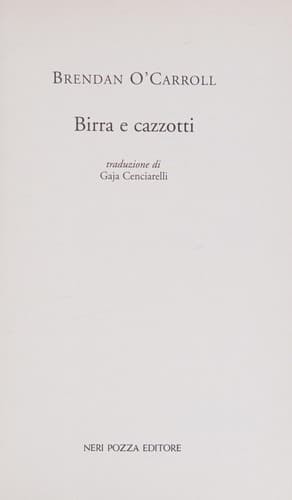 Tapa de Birra e cazzotti