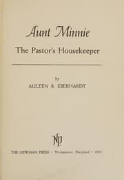 Tapa de Aunt Minnie, the pastor's housekeeper